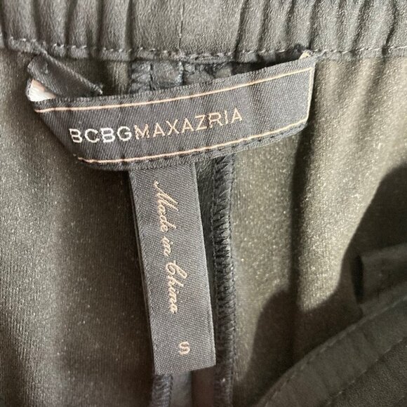 BCBGMAXAZRIA Faux leather Carpenter Joggers size Small(fits larger too) - Picture 5 of 16